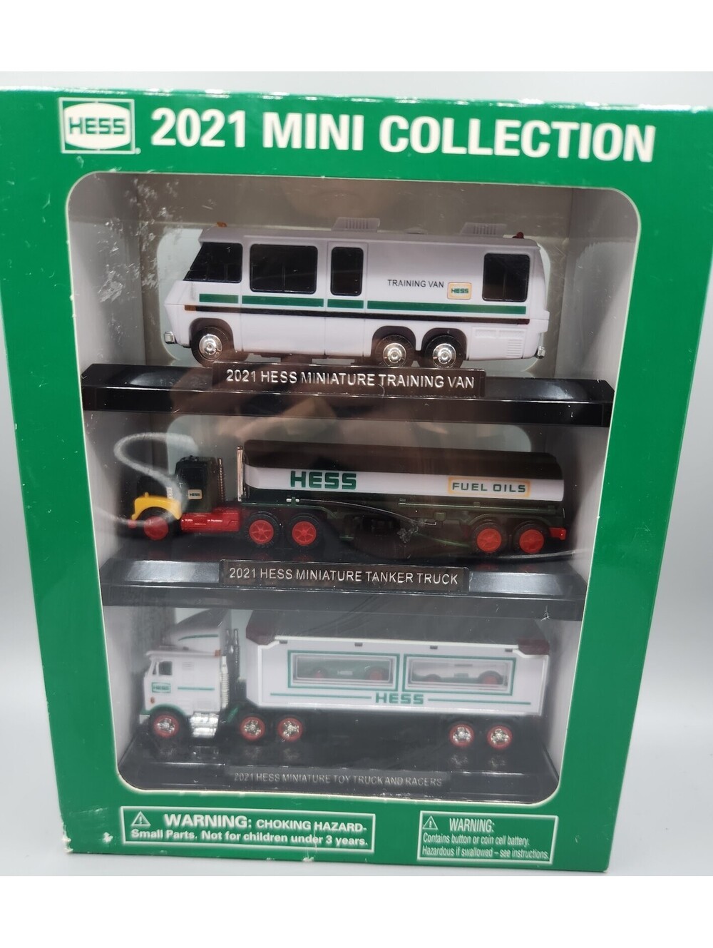 2021 Hess Truck Toy Mini Collection Van Tanker Toy Racer Truck NEW in Box